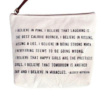 Audrey Hepburn Canvas Bag