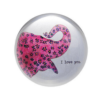 &quot;I love you&quot; Paperweight