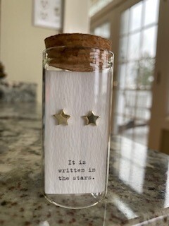 Stars Earrings in a Bottle