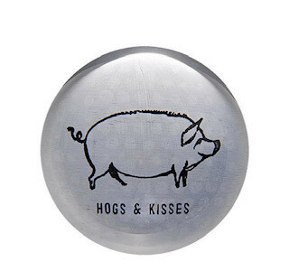 Hogs & Kisses Paperweight