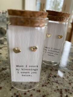 Heart in a Bottle Earrings