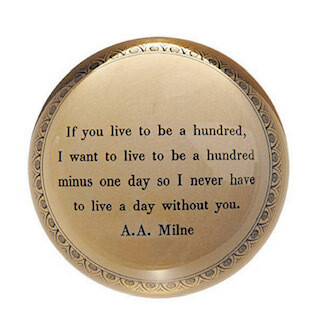 A.A. Milne Paperweight