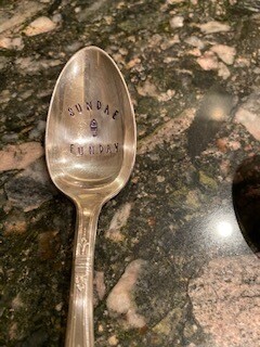 Sundae Funday silver spoon