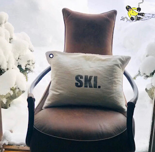 Brown Leather chair.