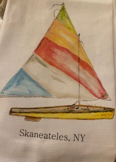 Sail Skaneateles towel-sold out