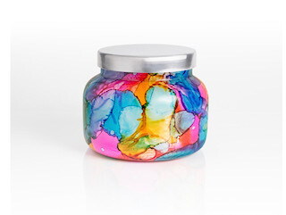 mini volcano watercolor candle-8 oz