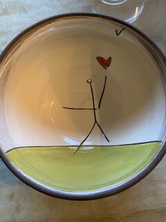 &quot;Carry your heart&quot; small bowl