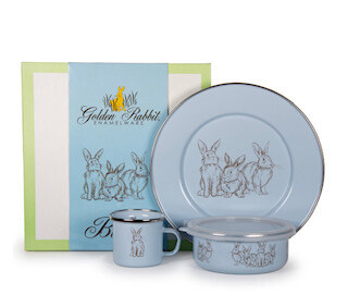 blue bunnies child set