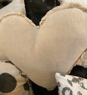 Heart shaped pillow