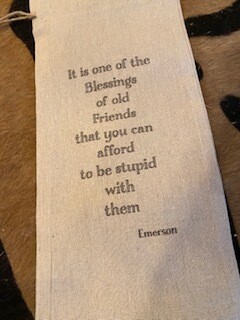 Old friends wine bag