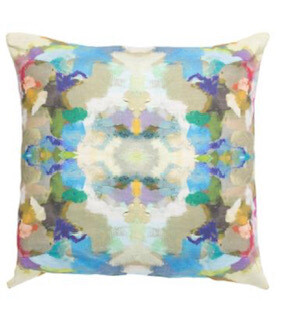 Indigo Blue square pillow