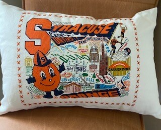 Syracuse University lumbar pillow