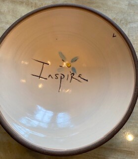 "Inspire" ceramic bowl
