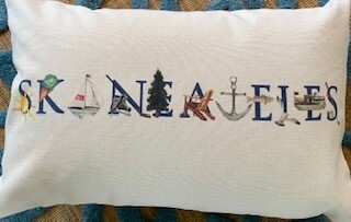 Taste of Skaneateles pillow-out of stock