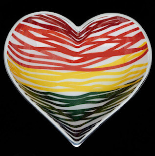 Happy Heart strings with heart spoon