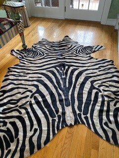 Brown zebra hide(4 x 6)
