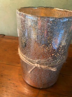 Mercury Glass Large Hurricane 32 ozs