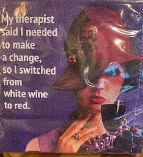 Therapist cocktail napkins