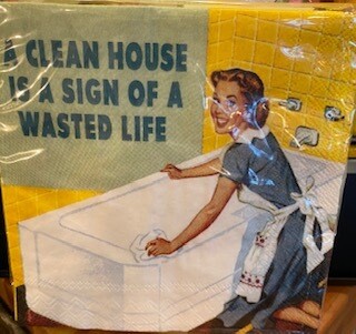 Clean house cocktail napkins