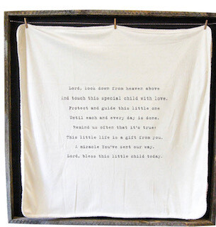 &quot;Lord look down...&quot; baby blanket