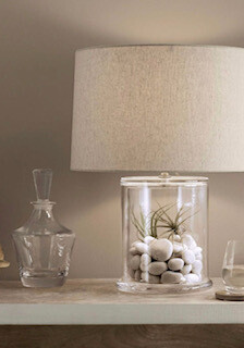 Simon Pearce Nantucket lamp small #1638