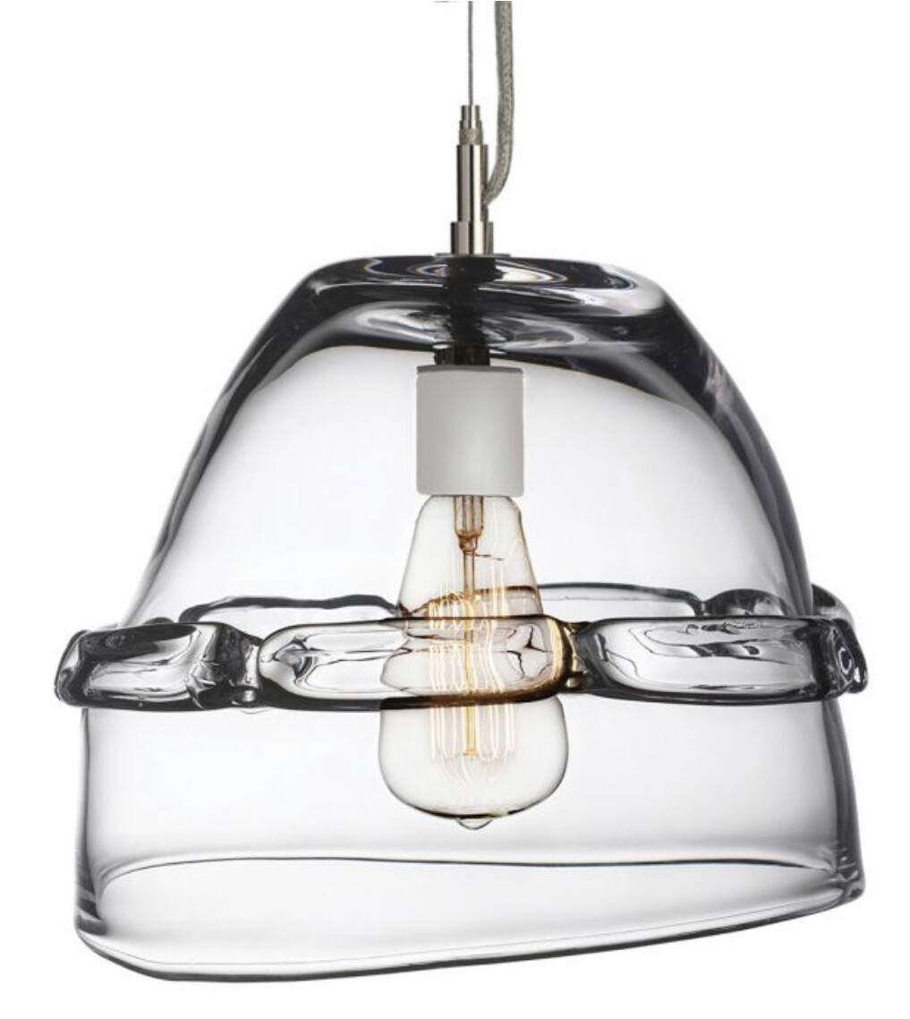 Simon Pearce Pure Middlebury Wide Pendant #1643