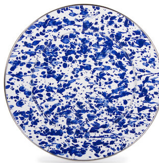 Enamelware dinner plates (set of 4)