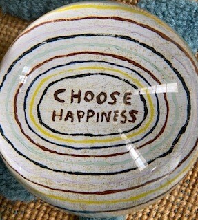 Choose Happiness paperweight