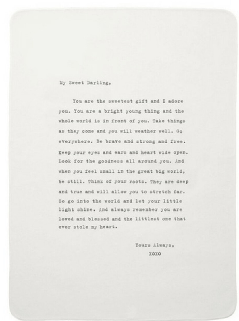 Sweet Darling blanket