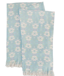 Blue sky throw blanket