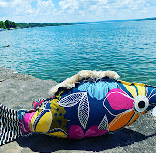 Flower power pillow-sold out