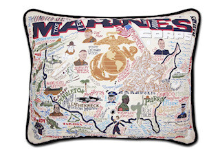 Marines printed pillow