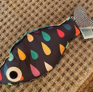 colored rain drops little fish-sold out