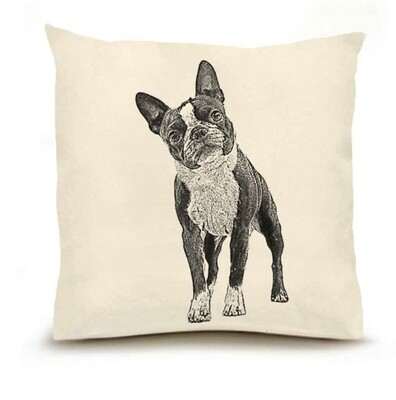 Boston  Terrier pillow