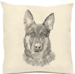 German Shepard pillow