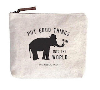 Put Good Things into the world Canvas Bag
