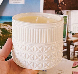 white gilded volcano