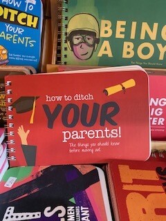 How to ditch your parents!  wisdom books