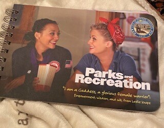 "Parks and recreation" wisdom book