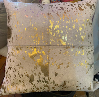 Gold and Fur pillow
