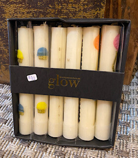 happy Birthday candles-set of 6