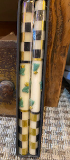 Frog tapers -set of 2