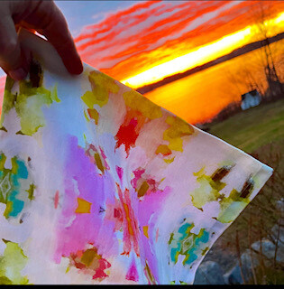 Color burst napkins