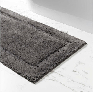 Shale grey bath mat