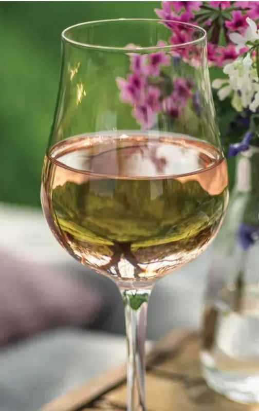 Simon Pearce Vitner  Tulip White wine glasses- requested 12 ~received 12 COMPLETE