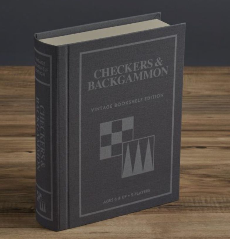 Backgammon &amp; Checkers book board games~received