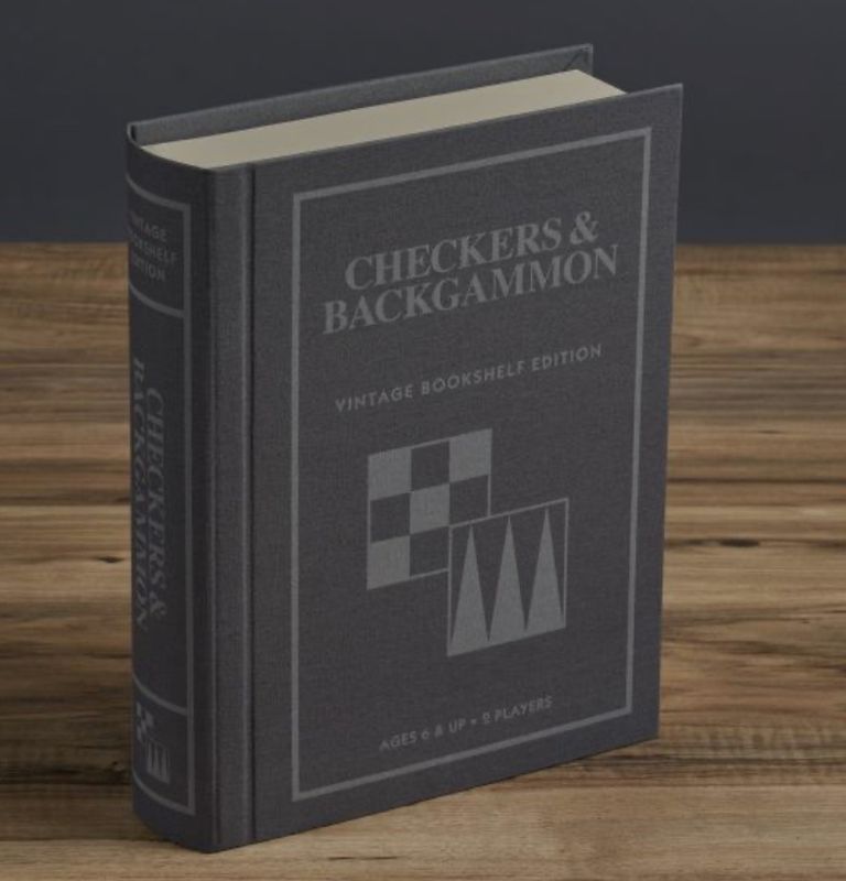 Backgammon &amp; Checkers book board games~received