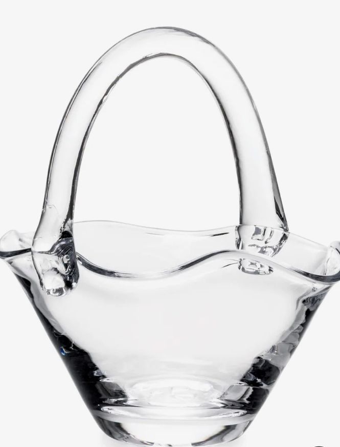 Gorgeous Glass basket- RECEIVED COMPLETE