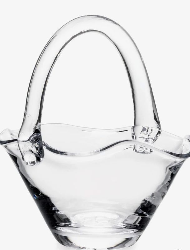 Gorgeous Glass basket- RECEIVED COMPLETE