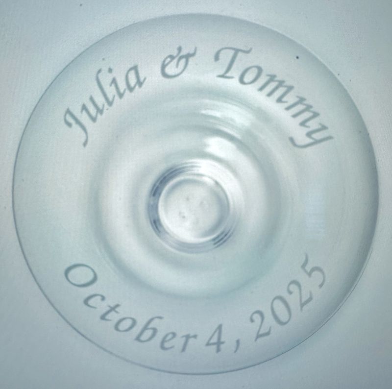 Engraved celebration bowl